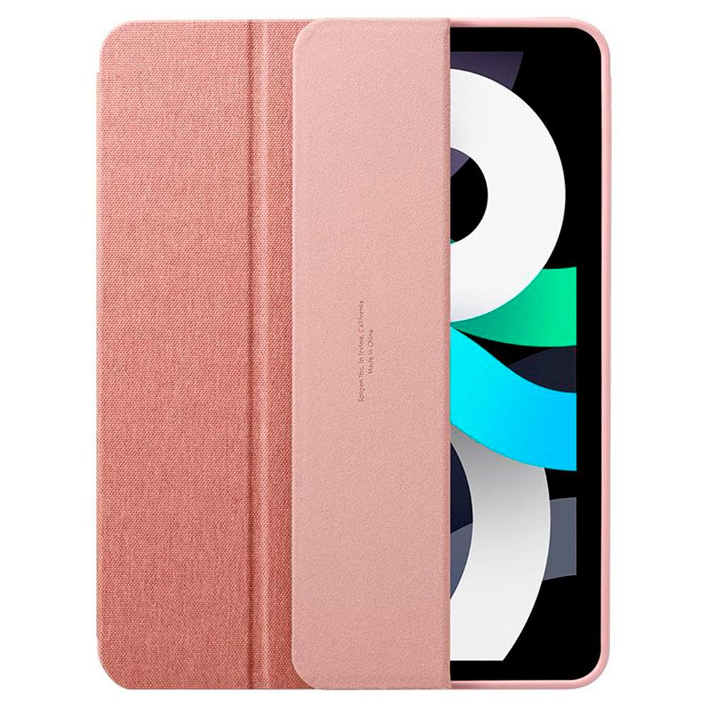 iPad Air 10.9-11" (2024-2020) Spigen Urban Fit Stoff Deksel m. Penneholder - Rose Gold