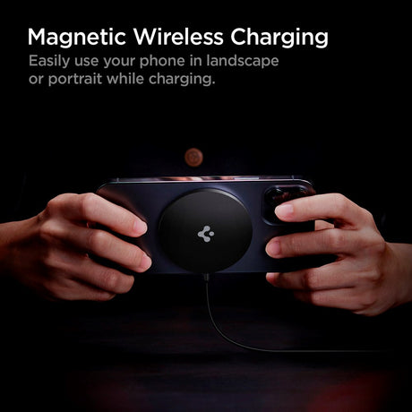 Spigen Power Arc Arcfield Trådløs Lader 7.5W - Svart