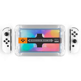 Nintendo Switch OLED Spigen EZ Fit Glas.tR Skjermbeskytter - 2-Pack - Gjennomsiktig