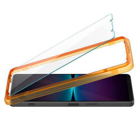 Sony Xperia 1 IV Spigen Alignmaster Glas.tR Skjermbeskytter 2. Stk - Case Friendly - Genomskinlig