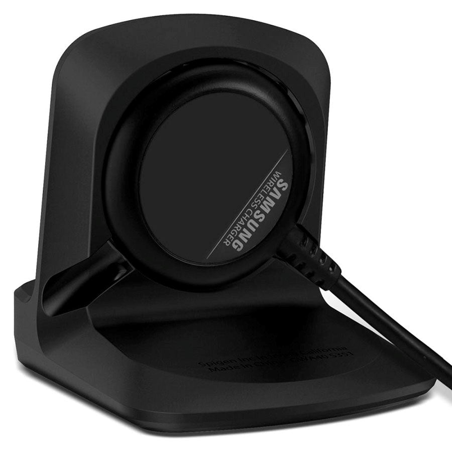 Spigen S353 Night Stand til Samsung Galaxy Watch 5 / 5 Pro / 6 - Laderstativ - Svart