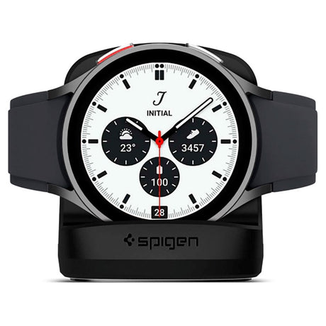 Spigen S353 Night Stand til Samsung Galaxy Watch 5 / 5 Pro / 6 - Laderstativ - Svart