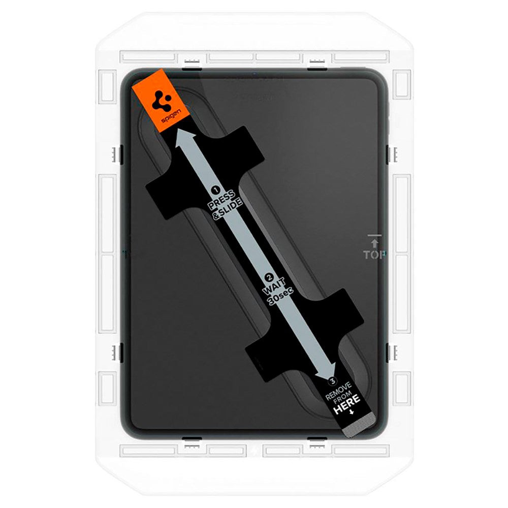 iPad 10.9" (2022) Spigen EZ Fit Glas.tR Skjermbeskytter - Case Friendly - Gjennomsiktig