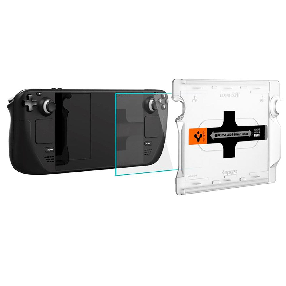 Valve Steam Deck / OLED Spigen EZ Fit Glas.tR Skjermbeskytter - Case Friendly - Gjennomsiktig