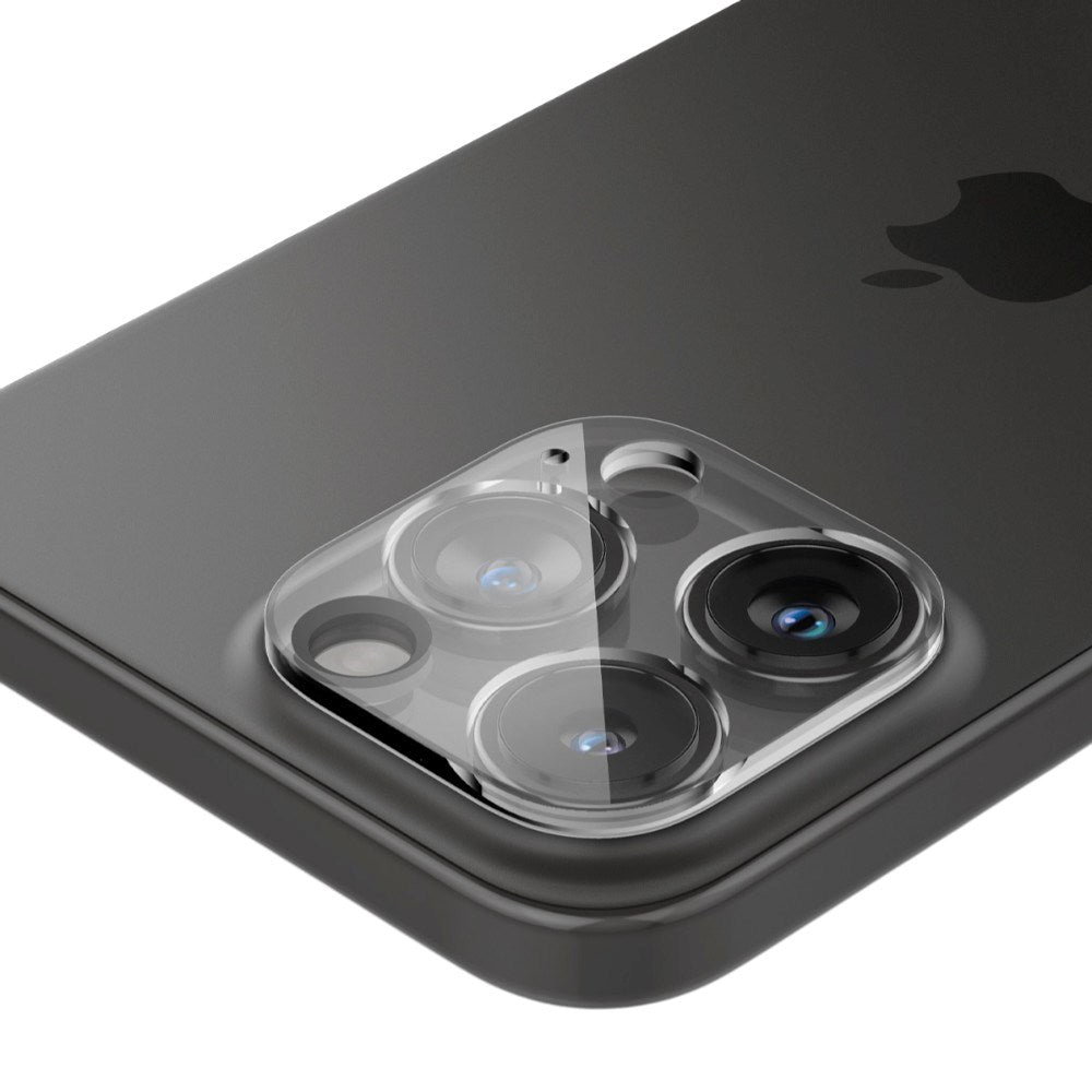 iPhone 16 Pro / 16 Pro Max / 15 Pro / 15 Pro Max / 14 Pro / 14 Pro Max Spigen Glass tR Optik Kamerabeskyttelsesglass - 2 stk - Gjennomsiktig