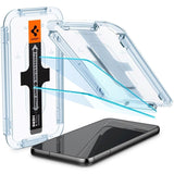 Samsung Galaxy S23 Spigen EZ Fit Glas.tR Skjermbeskytter 2. Stk - Case Friendly - Gjennomsiktig