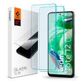 Xiaomi Redmi Note 12 (5G) / Poco X5 (5G) Spigen Glas.tr Slim Skjermbeskyttelse - 2 Stk - Gjennomsiktig