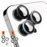 iPhone 17 Pro / 17 Pro Max / 16 Pro / 16 Pro Max / 15 Pro / 15 Pro Max / 14 Pro / 14 Pro Max Spigen Glass tR EZ Fit Optik Pro Kameralinsebeskyttelsesglass - 2 stk - Gjennomsiktig