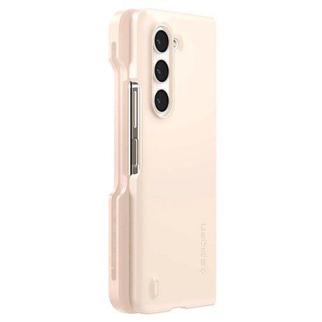 Samsung Galaxy Z Fold 5 Spigen Thin Fit Deksel - Kremhvit