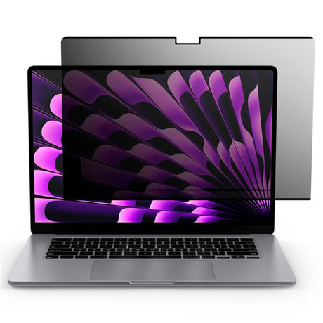 MacBook Air 15 M2/M3 (2023-2024) Spigen SafeView Privacy Beskyttelsesfilm - Gjennomsiktig