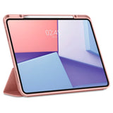 iPad Pro 13" (2024) Spigen Urban Fit Stoff Deksel med Pekepenn Holder - Rose Gold