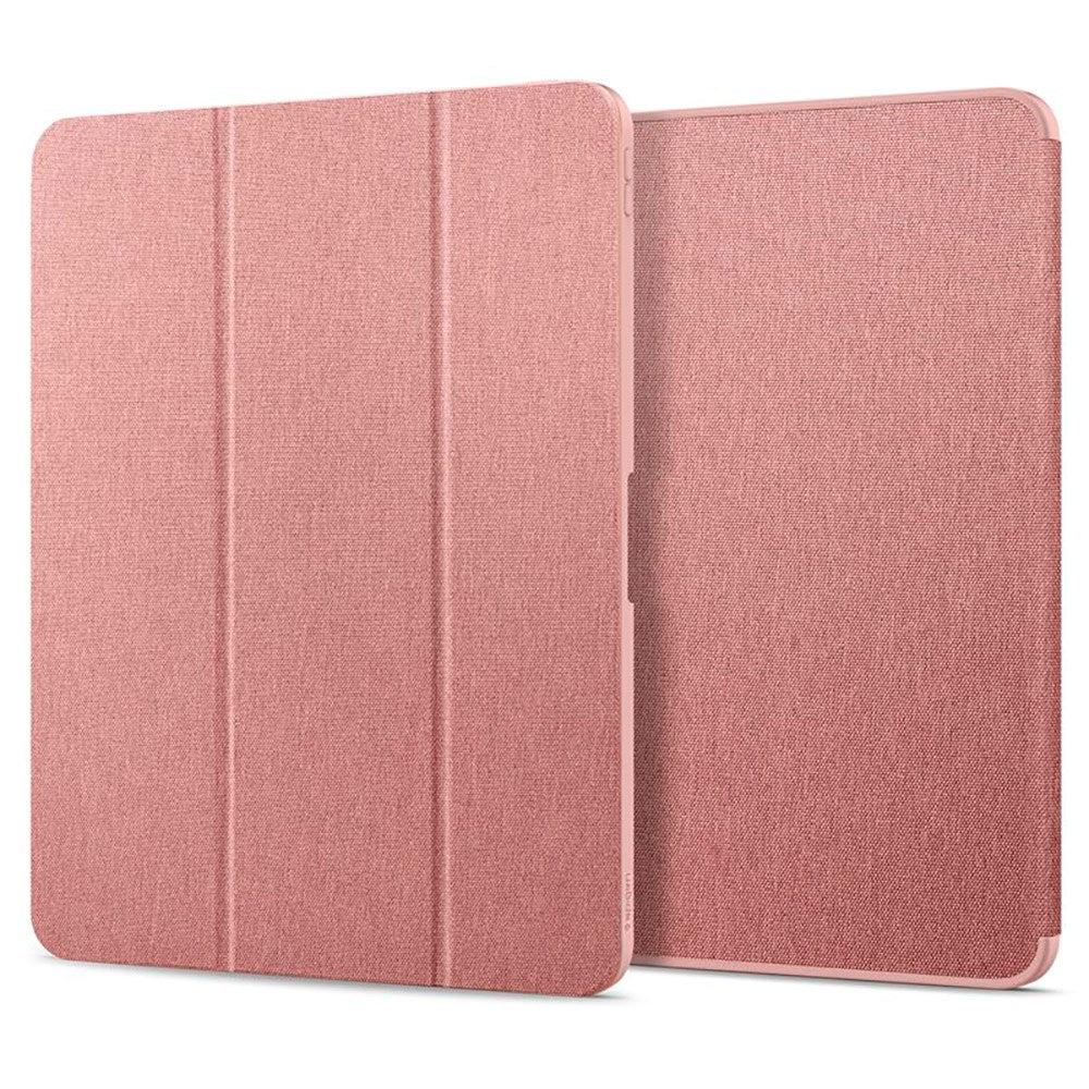 iPad Pro 13" (2024) Spigen Urban Fit Stoff Deksel med Pekepenn Holder - Rose Gold