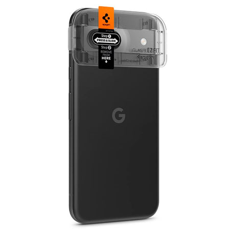 Google Pixel 8a Spigen Spigen Kameralinse Beskyttelsesglass - Svart / Transparent - 2 st.