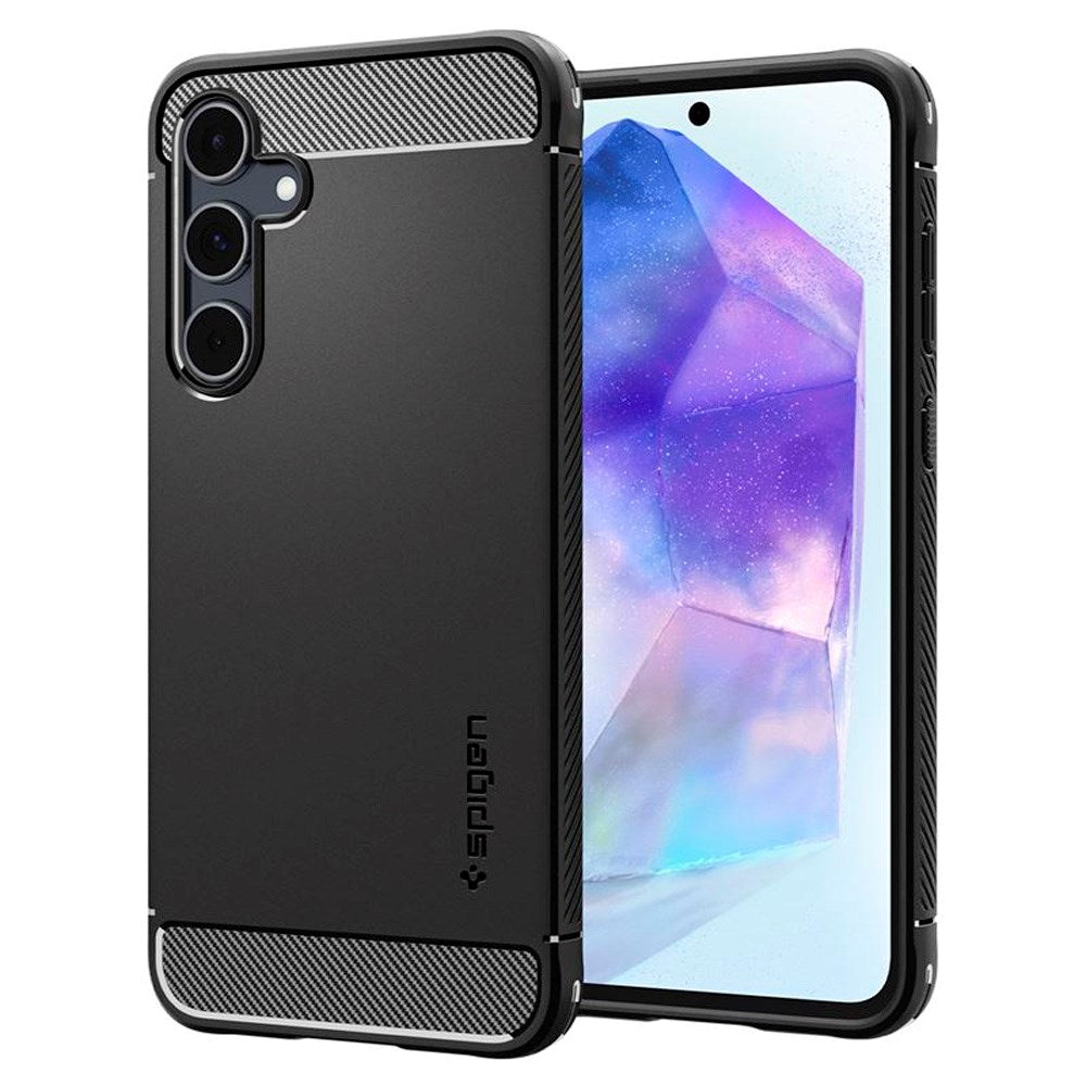 Samsung Galaxy A55 (5G) Spigen Rugged Armor Deksel - Svart