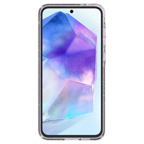 Spigen Samsung Galaxy A55 (5G) Liquid Crystal Glitter Deksel - Gjennomsiktig