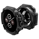 Google Pixel Watch 1 / 2 / 3 (41mm) SPIGEN Rugged Armor Case - Fleksibelt Deksel - Svart