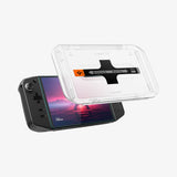 Lenovo Legion GO Spigen EZ Fit Glas.tR Skjermbeskytter - Case Friendly - Gjennomsiktig