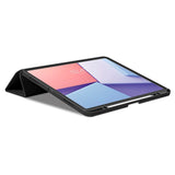 iPad Air 13" (2024) Spigen Urban Fit Stoff Deksel med Pekepenn Holder - Svart