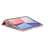 iPad Air 13" (2024) Spigen Urban Fit Stoff Deksel med Pekepenn Holder - Rose Gold