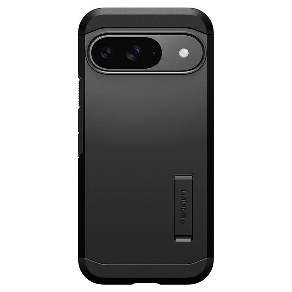 Google Pixel 9 / 9 Pro Spigen Tough Armor Deksel med Stativ - Svart