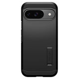 Google Pixel 9 / 9 Pro Spigen Tough Armor Deksel med Stativ - Svart