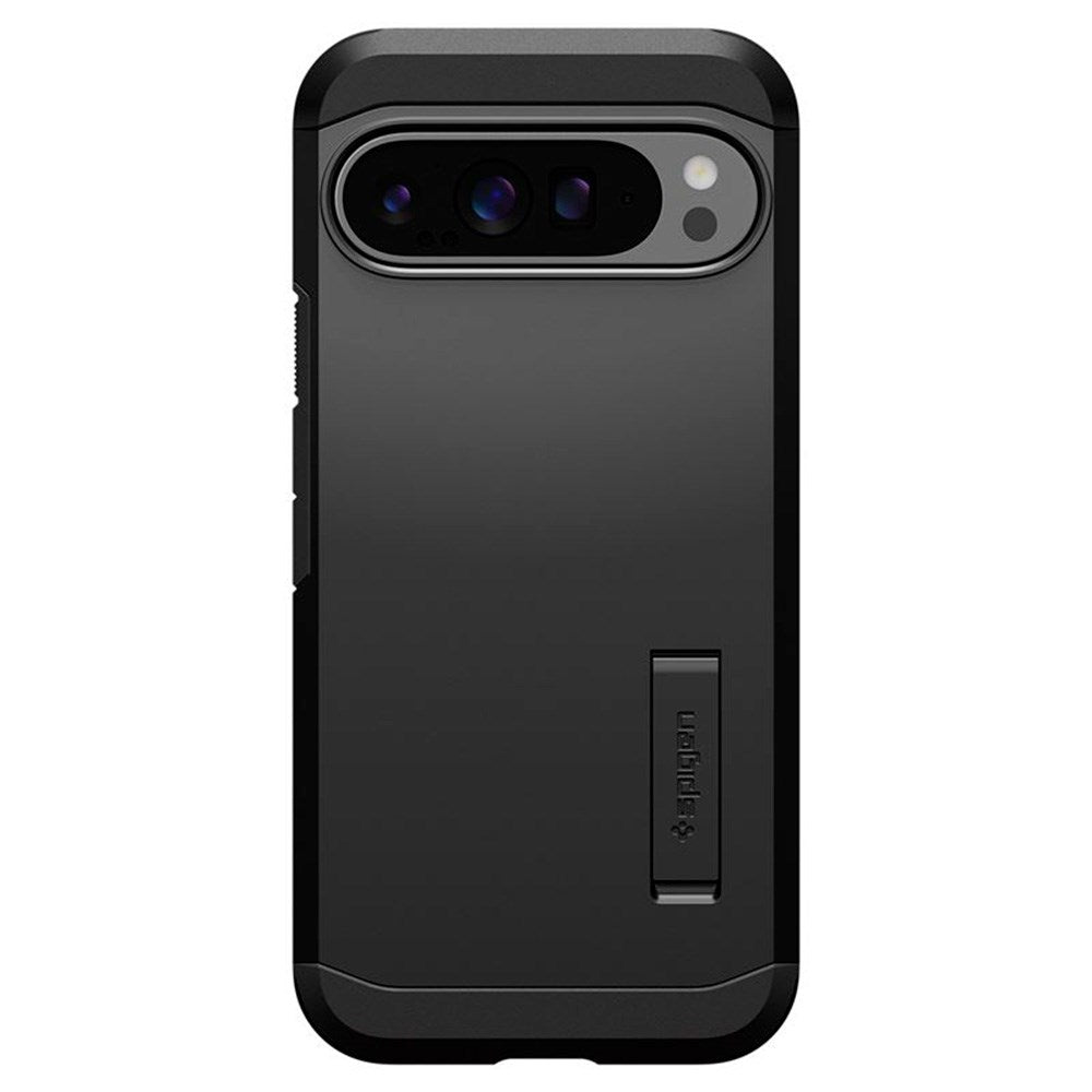 Google Pixel 9 Pro XL Spigen Tough Armor Deksel med Stativ - Svart