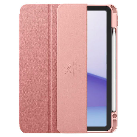 iPad Air 11" (2024) Spigen Urban Fit Stoff Deksel m. Penneholder - Rose Gold