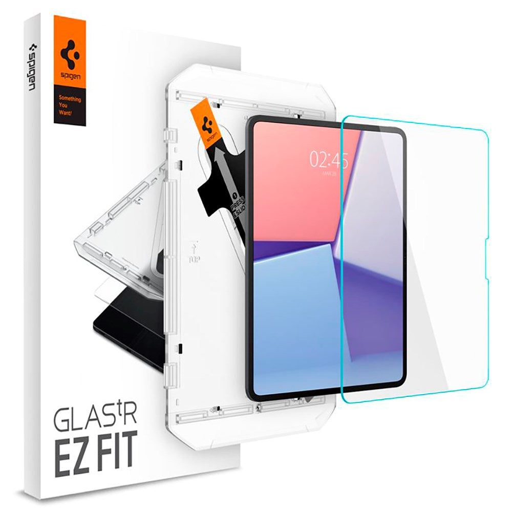 iPad Pro 13" (2024) Spigen EZ Fit Glas.tR Skjermbeskytter - Case Friendly - Gjennomsiktig