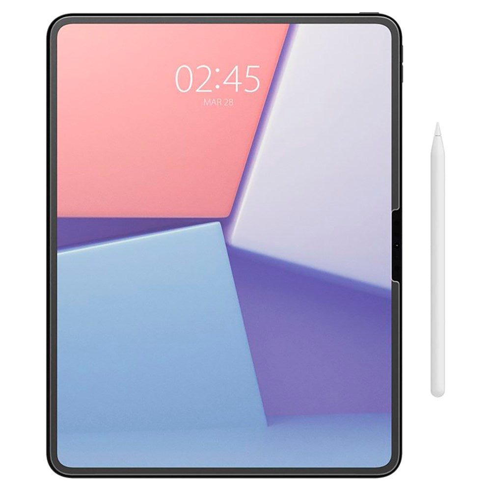 iPad Pro 13" (2024) Spigen Paper Touch EZ Fit Glas.tR Skjermbeskytter - Case Friendly - Gjennomsiktig