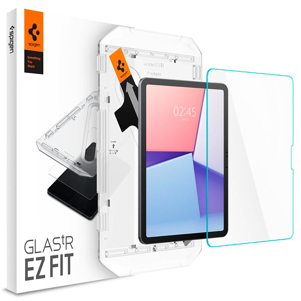 iPad Air 11" (2024) Spigen EZ Fit Glas.tR Skjermbeskytter - Case Friendly - Gjennomsiktig