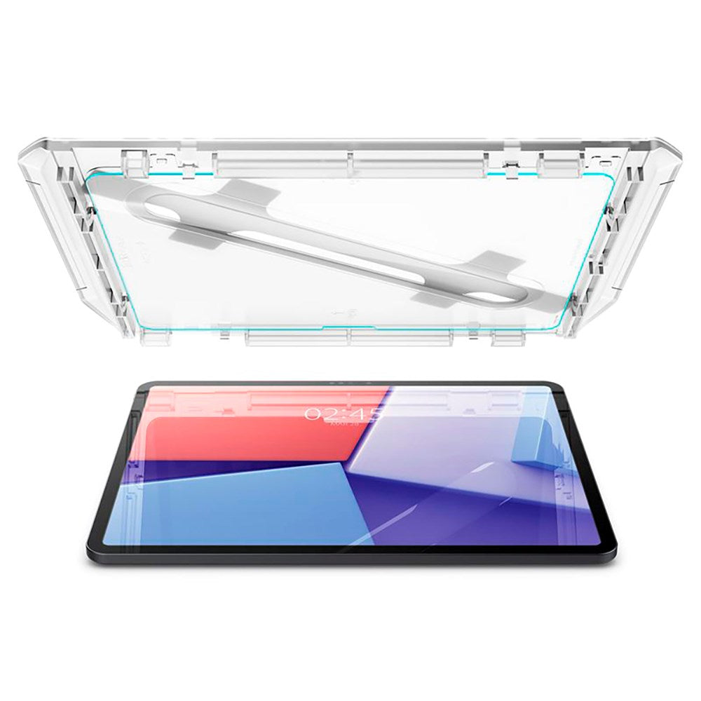 iPad Air 13" (2024) Spigen EZ Fit Glas.tR Skjermbeskytter - Case Friendly - Gjennomsiktig