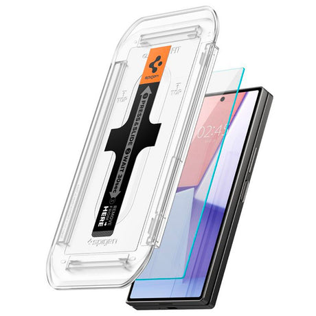 Spigen Samsung Galaxy Z Fold6 EZ Fit Glas.tR Skjermbeskytter - 2 stk. - Case Friendly - Gjennomsiktig