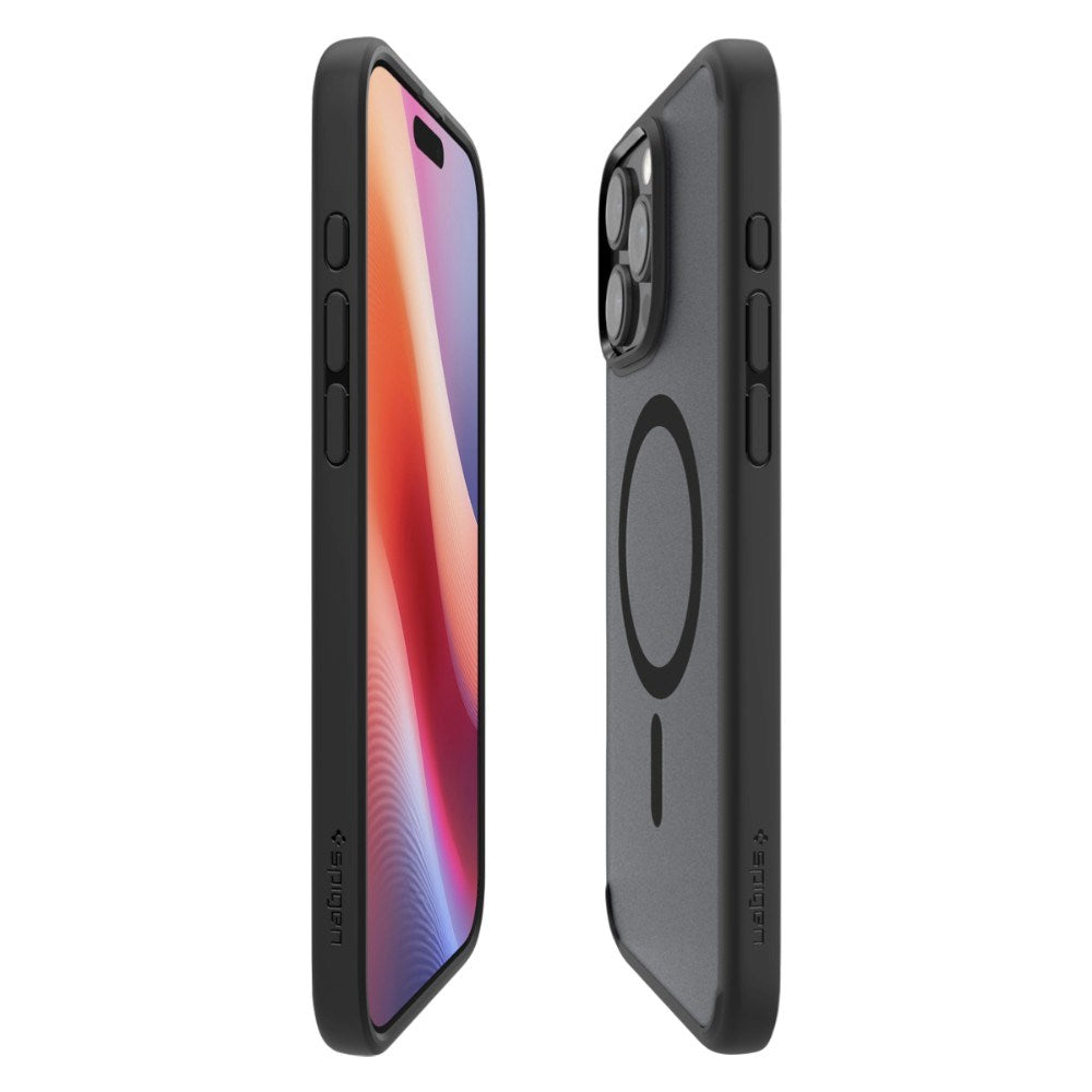 iPhone 16 Pro Spigen Ultra Hybrid Deksel - MagSafe Kompatibel - Svart