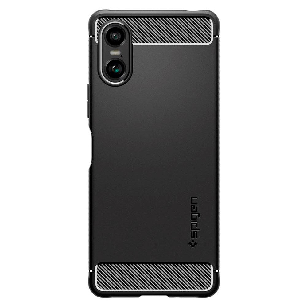 Sony Xperia 10 VI Spigen Rugged Armor Deksel - Svart