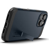 iPhone 16 Pro Max Spigen Tough Armor T Deksel med Stativ - MagSafe-Kompatibelt - Blå