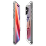 iPhone 16 Pro Max Spigen Ultra Hybrid T Deksel - MagSafe Kompatibel - Gjennomsiktig / Grå