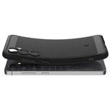 Samsung Galaxy S24 FE Spigen Rugged Armor Deksel - Svart