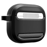 Spigen Rugged Armor Apple Airpods (4. gen) Deksel m. Karabinkrok - Svart