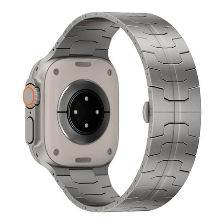 Apple Watch Ultra 1/2 (49mm) Just Mobile Titanium Reim - Sølv