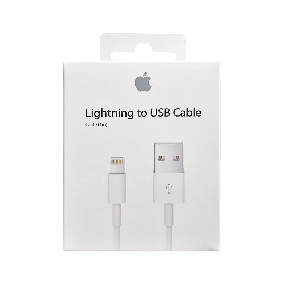 Original Apple Lightning Kabel 1 m. (MXLY2ZM/A) Hvit