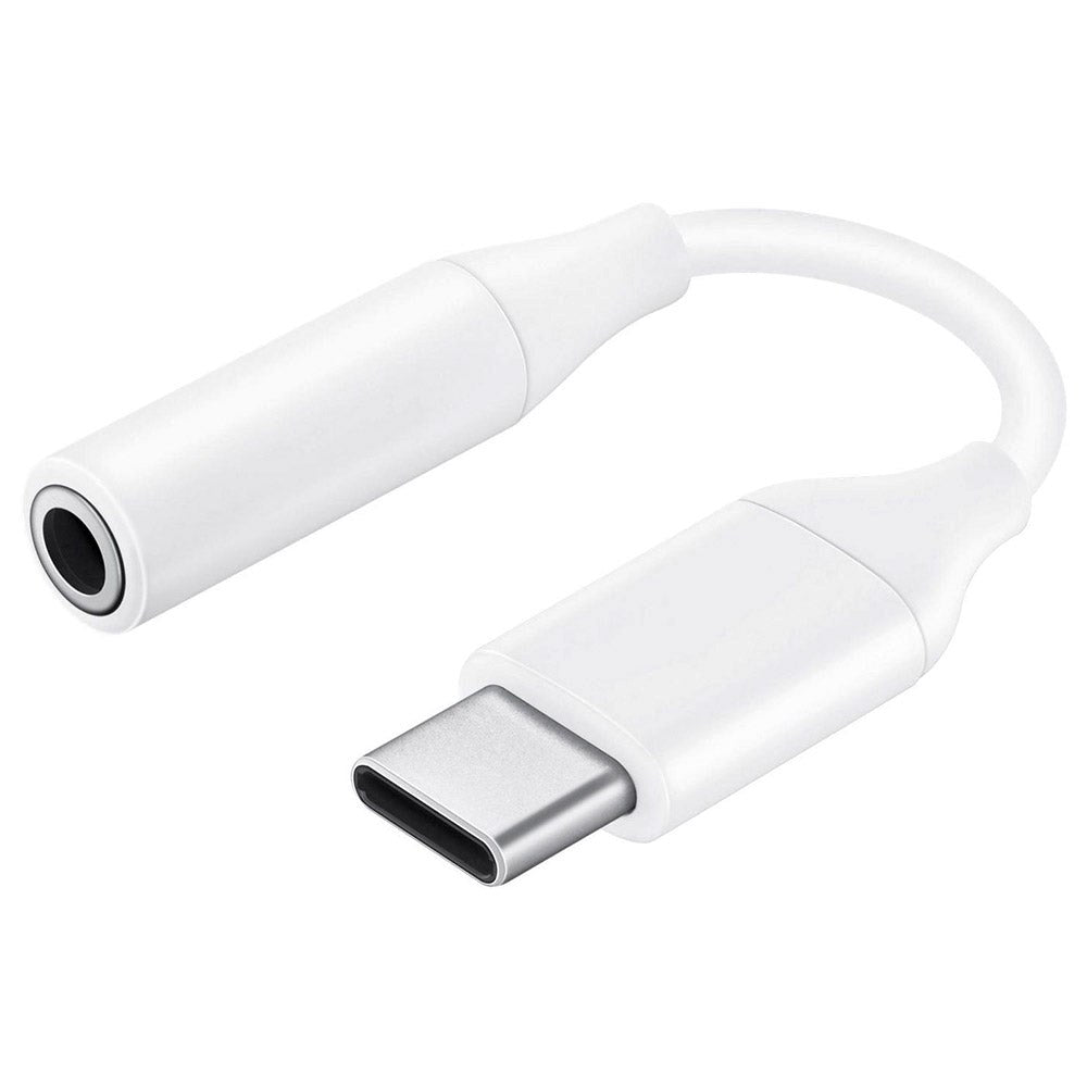 Original Samsung USB-C til 3,5 mm Jack Adapter - Hvit