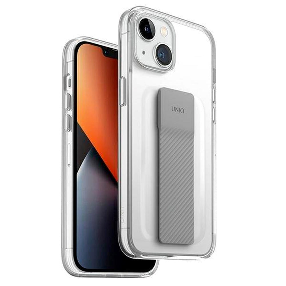 iPhone 14 Plus UNIQ Heldro Mount fleksibelt bakdeksel - Gjennomsiktig