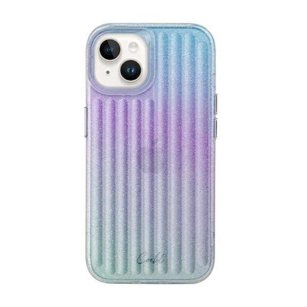 iPhone 14 Plus fleksibelt bakdeksel UNIQ Coehl Linear m. Glitter - Stardust