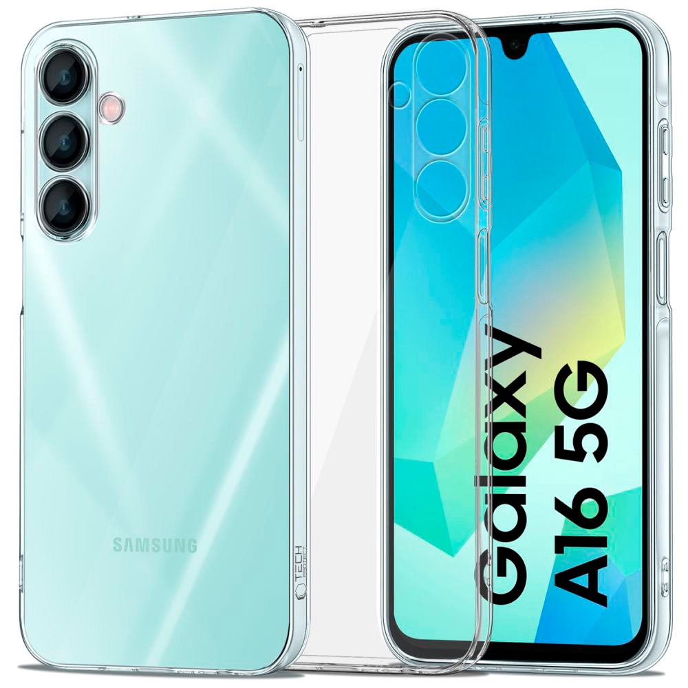 Tech-Protect FlexAir+ Etui for Galaxy A16 - Gjennomsiktig