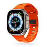 Apple Watch (42/44/SE/45/46/49mm) Iconband Tech-Protect Line Silikon Reim - Orange