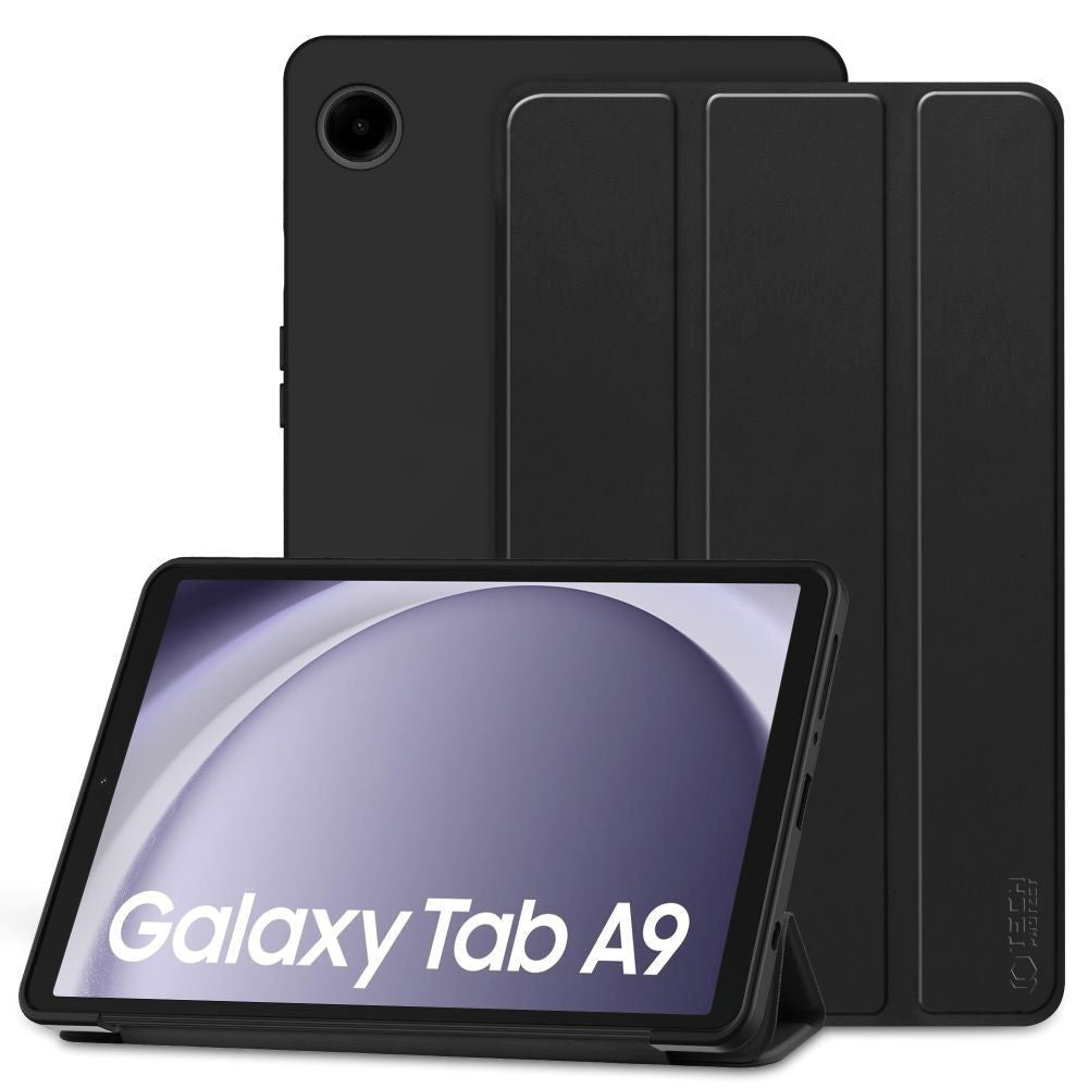 Samsung Galaxy Tab A9 Tech-Protect Smartcase Deksel Tri-fold - Svart