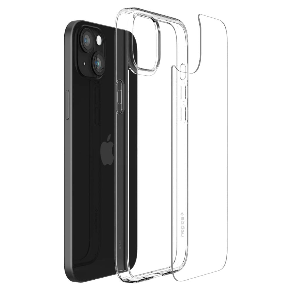 iPhone 15 Spigen Air Skin Deksel - Gjennomsiktig