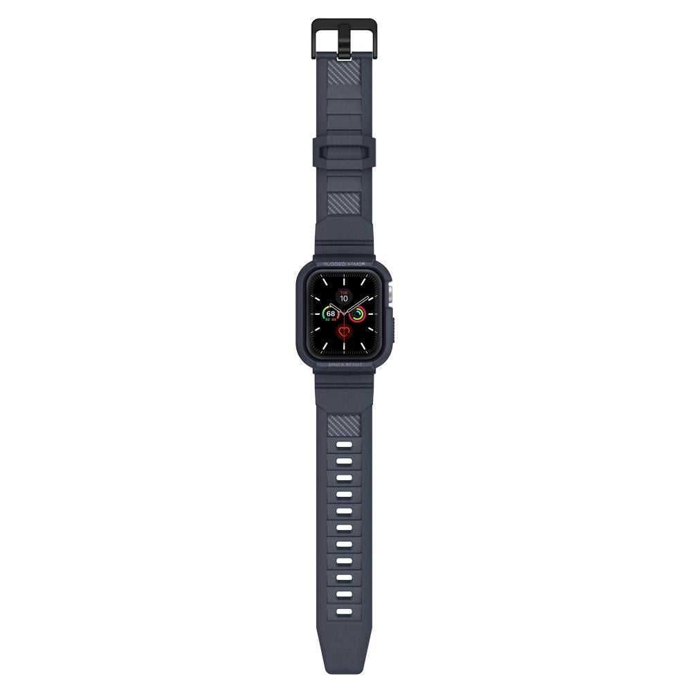 Apple Watch (44/SE/45) Spigen Rugged Armor Pro Deksel - Mørkegrå