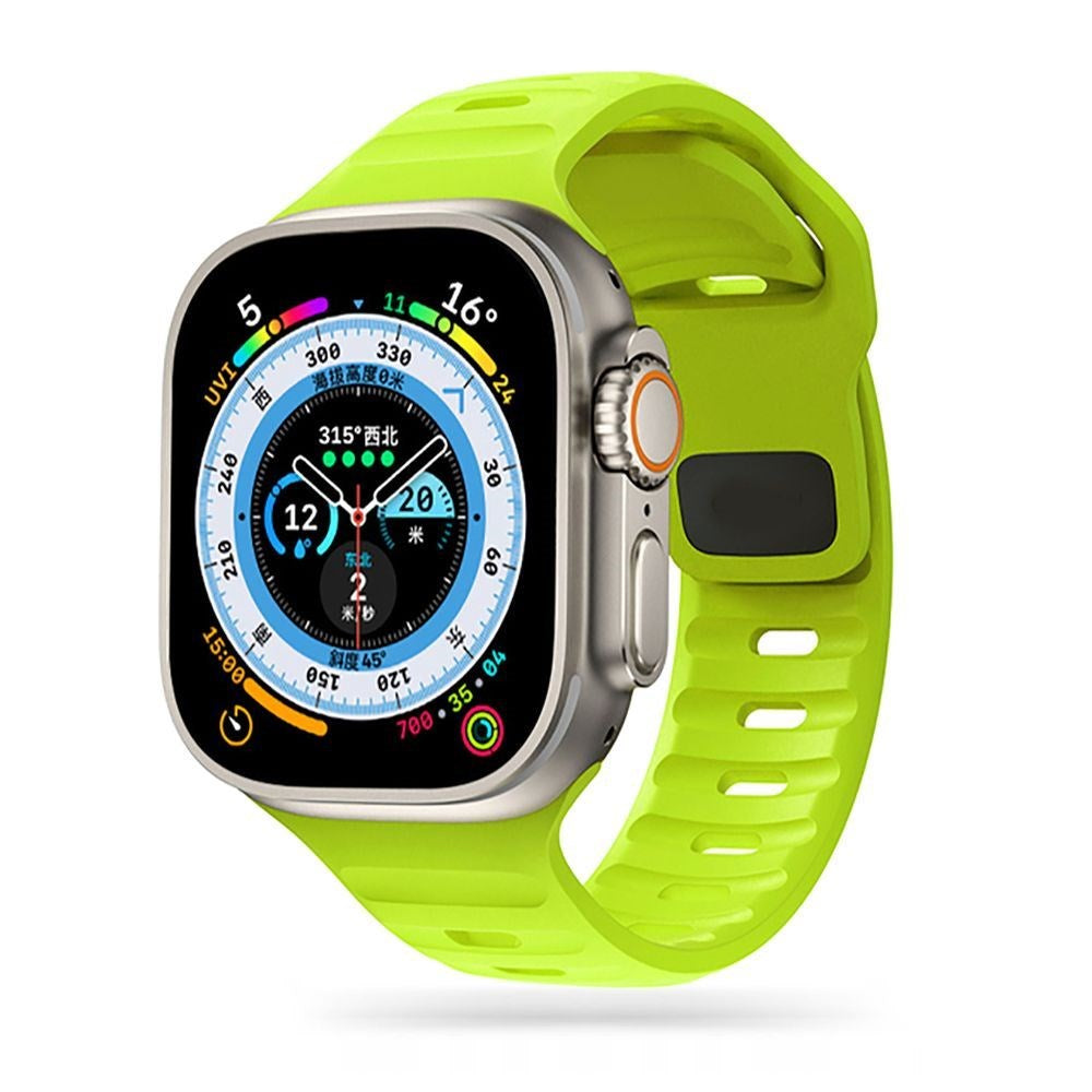 Apple Watch (38/40/SE/41/42mm) Tech-Protect Iconband Line Silikon Reim - Lime