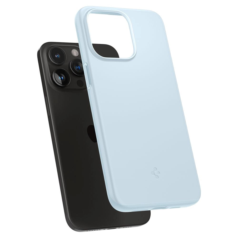 iPhone 15 Pro Spigen Thin Fit Deksel - Mute Blue